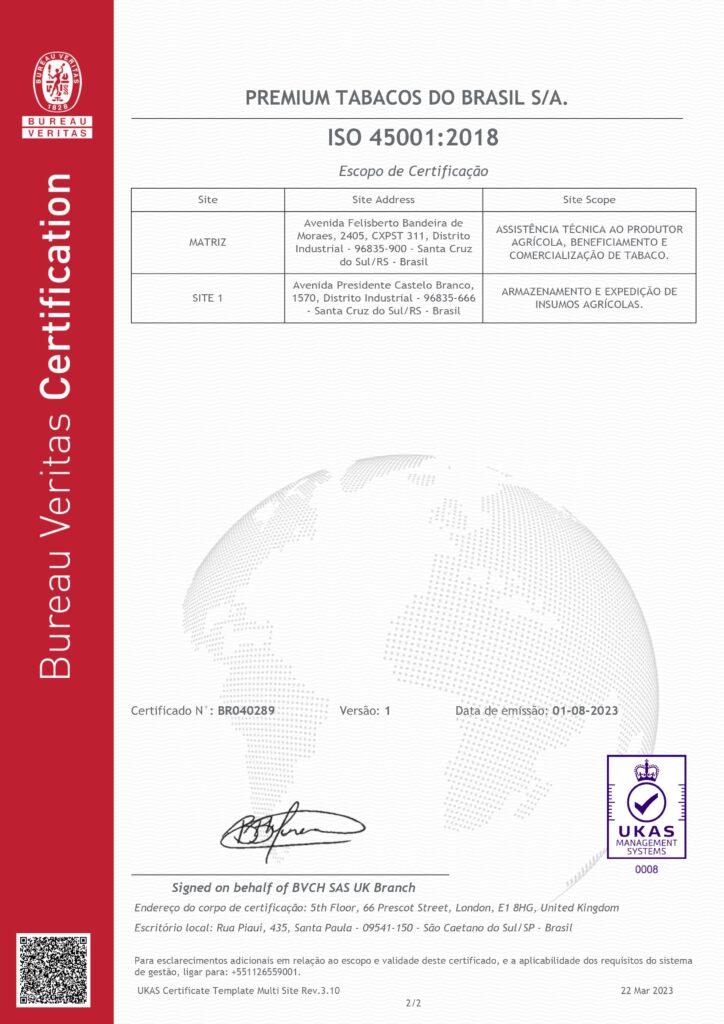 Certificate BR040289 ISO 45001 - Português-2