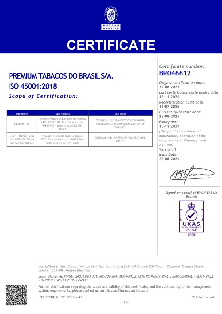 Certificate BR046612 # Item 1-A6BGXSB-2
